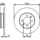 BOSCH | Bremsscheibe | 0 986 479 478