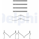 Delphi | Zubehörsatz, Scheibenbremsbelag | LX0143