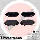 Zimmermann | Bremsbelagsatz, Scheibenbremse | 25878.140.1 Zimmermann | Bremsbelagsatz, Scheibenbremse | 25878.140.1