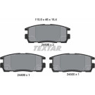 Textar | Bremsbelagsatz, Scheibenbremse | 2449801 Textar | Bremsbelagsatz, Scheibenbremse | 2449801