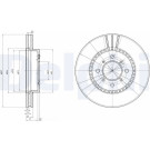 Delphi | Bremsscheibe | BG2814