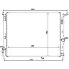 NRF | Kühler, Motorkühlung | 53069A