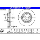 ATE | Bremsscheibe | 24.0128-0291.1