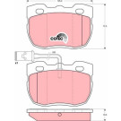 TRW | Bremsbelagsatz, Scheibenbremse | GDB1093 TRW | Bremsbelagsatz, Scheibenbremse | GDB1093