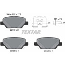 Textar | Bremsbelagsatz, Scheibenbremse | 2244901 Textar | Bremsbelagsatz, Scheibenbremse | 2244901