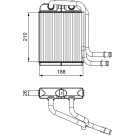 Valeo | Wärmetauscher, Innenraumheizung | 811524