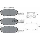 Textar | Bremsbelagsatz, Scheibenbremse | 2237801 Textar | Bremsbelagsatz, Scheibenbremse | 2237801