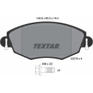 Textar | Bremsbelagsatz, Scheibenbremse | 2327904 Textar | Bremsbelagsatz, Scheibenbremse | 2327904