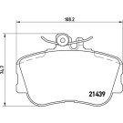 Brembo | Bremsbelagsatz, Scheibenbremse | P 06 017 Brembo | Bremsbelagsatz, Scheibenbremse | P 06 017