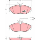 TRW | Bremsbelagsatz, Scheibenbremse | GDB1425 TRW | Bremsbelagsatz, Scheibenbremse | GDB1425