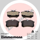 ZIMMERMANN 20961.160.1 Bremsbeläge