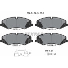 Textar | Bremsbelagsatz, Scheibenbremse | 2502201 Textar | Bremsbelagsatz, Scheibenbremse | 2502201