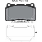 Textar | Bremsbelagsatz, Scheibenbremse | 2332502 Textar | Bremsbelagsatz, Scheibenbremse | 2332502