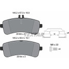 Textar | Bremsbelagsatz, Scheibenbremse | 2516302 Textar | Bremsbelagsatz, Scheibenbremse | 2516302