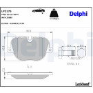 Delphi | Bremsbelagsatz, Scheibenbremse | LP2175 Delphi | Bremsbelagsatz, Scheibenbremse | LP2175