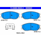 ATE | Bremsbelagsatz, Scheibenbremse | 13.0460-5622.2 ATE | Bremsbelagsatz, Scheibenbremse | 13.0460-5622.2