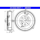 ATE | Bremstrommel | 24.0222-8037.1