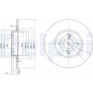 Delphi | Bremsscheibe | BG3186