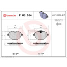 Brembo | Bremsbelagsatz, Scheibenbremse | P 06 064