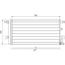 Valeo | Kondensator, Klimaanlage | 822650