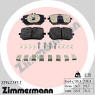 Zimmermann | Bremsbelagsatz, Scheibenbremse | 22942.195.2 Zimmermann | Bremsbelagsatz, Scheibenbremse | 22942.195.2