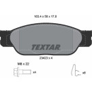 Textar | Bremsbelagsatz, Scheibenbremse | 2342301 Textar | Bremsbelagsatz, Scheibenbremse | 2342301