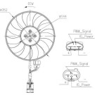 NRF | Lüfter, Motorkühlung | 47969