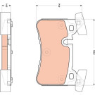 TRW | Bremsbelagsatz, Scheibenbremse | GDB1856 TRW | Bremsbelagsatz, Scheibenbremse | GDB1856