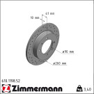 Zimmermann | Bremsscheibe | 610.1198.52