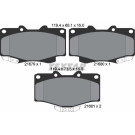 Textar | Bremsbelagsatz, Scheibenbremse | 2167904 Textar | Bremsbelagsatz, Scheibenbremse | 2167904