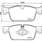 Brembo | Bremsbelagsatz, Scheibenbremse | P 86 028