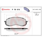 Brembo | Bremsbelagsatz, Scheibenbremse | P 78 015 Brembo | Bremsbelagsatz, Scheibenbremse | P 78 015