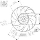 NRF | Lüfter, Motorkühlung | 47946