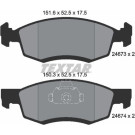 Textar | Bremsbelagsatz, Scheibenbremse | 2467301 Textar | Bremsbelagsatz, Scheibenbremse | 2467301