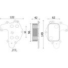 Mahle | Ölkühler, Motoröl | CLC 273 000S