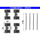 ATE | Zubehörsatz, Scheibenbremsbelag | 13.0460-0415.2