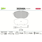 Valeo | Bremsbelagsatz, Scheibenbremse | 302548A Valeo | Bremsbelagsatz, Scheibenbremse | 302548A