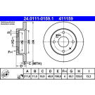 ATE | Bremsscheibe | 24.0111-0159.1