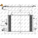 NRF | Kondensator, Klimaanlage | ohne Entfeuchter | 35031