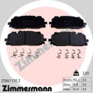 Zimmermann | Bremsbelagsatz, Scheibenbremse | 25861.170.2