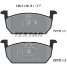 Textar | Bremsbelagsatz, Scheibenbremse | 2263101