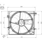 NRF | Lüfter, Motorkühlung | 47897
