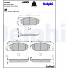 Delphi | Bremsbelagsatz, Scheibenbremse | LP1665 Delphi | Bremsbelagsatz, Scheibenbremse | LP1665