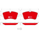 TRW | Bremsbelagsatz, Scheibenbremse | GDB1413DTE TRW | Bremsbelagsatz, Scheibenbremse | GDB1413DTE