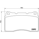 Brembo | Bremsbelagsatz, Scheibenbremse | P 54 040 Brembo | Bremsbelagsatz, Scheibenbremse | P 54 040