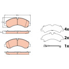 TRW | Bremsbelagsatz, Scheibenbremse | GDB3645 TRW | Bremsbelagsatz, Scheibenbremse | GDB3645