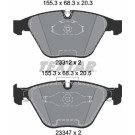 Textar | Bremsbelagsatz, Scheibenbremse | 2331207 Textar | Bremsbelagsatz, Scheibenbremse | 2331207