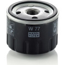 MANN-FILTER W 77 Ölfilter 3/4-16 UNF, mit Rücklaufsperrventil, Anschraubfilter