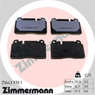 Zimmermann | Bremsbelagsatz, Scheibenbremse | 25643.970.1 Zimmermann | Bremsbelagsatz, Scheibenbremse | 25643.970.1
