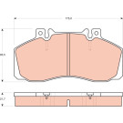 TRW | Bremsbelagsatz, Scheibenbremse | GDB1695 TRW | Bremsbelagsatz, Scheibenbremse | GDB1695
